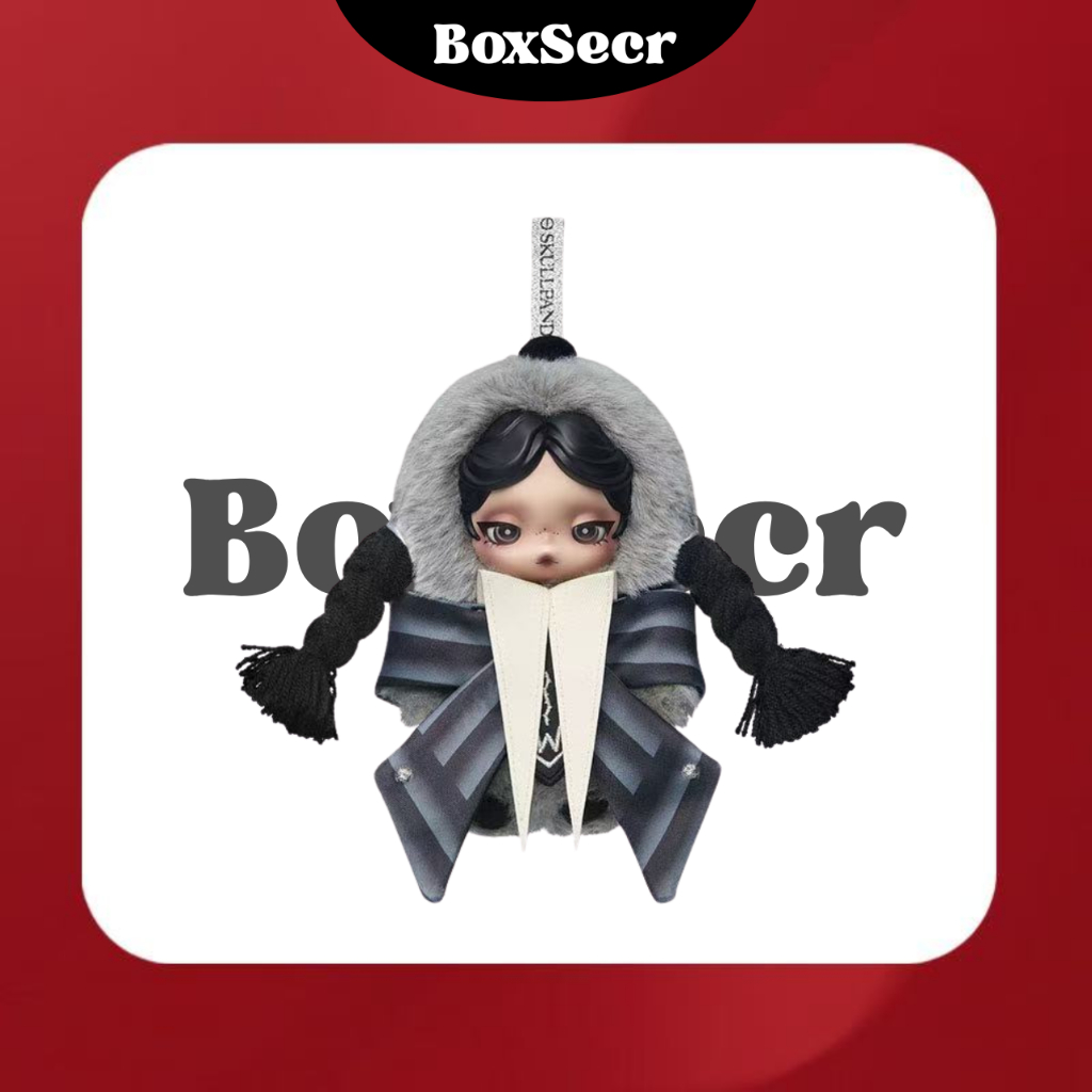 SKULLPANDA × Wednesday Plush (Nevermore Academy Uniform Version)