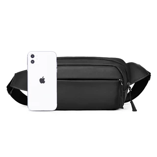 BOSTANTEN Men's Waist Bag กระเป๋าคาดเอวผู้ชาย กันน้ำ ความจุใหญ่ ใช้งานสะดวก เหมาะสำหรับทุกกิจกรรม