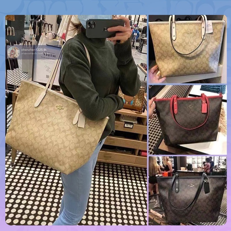 🚀พร้อมส่ง,💯% กระเป๋าช้อปปิ้งของผู้หญิง，กระเป๋าสะพาย，กระเป๋าถือ F58292