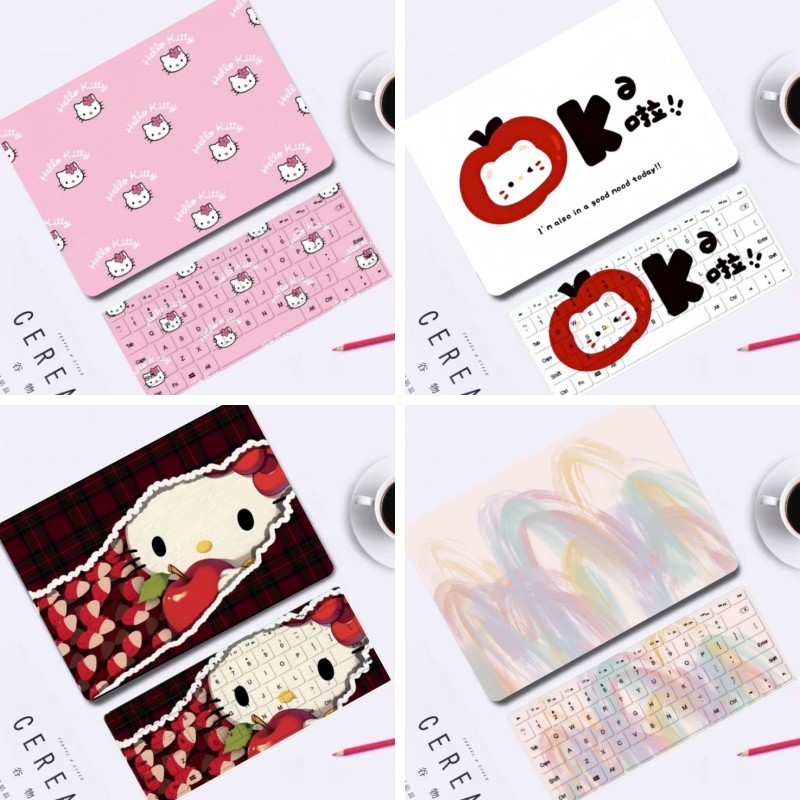 ⭐Hello Kitty⭐ สําหรับMacbookกรณีM4 M3 M2 Air15 Air13 Pro14 M1 Air13.3 A2179 A2237 Pro 13 15 16 นิ้วA