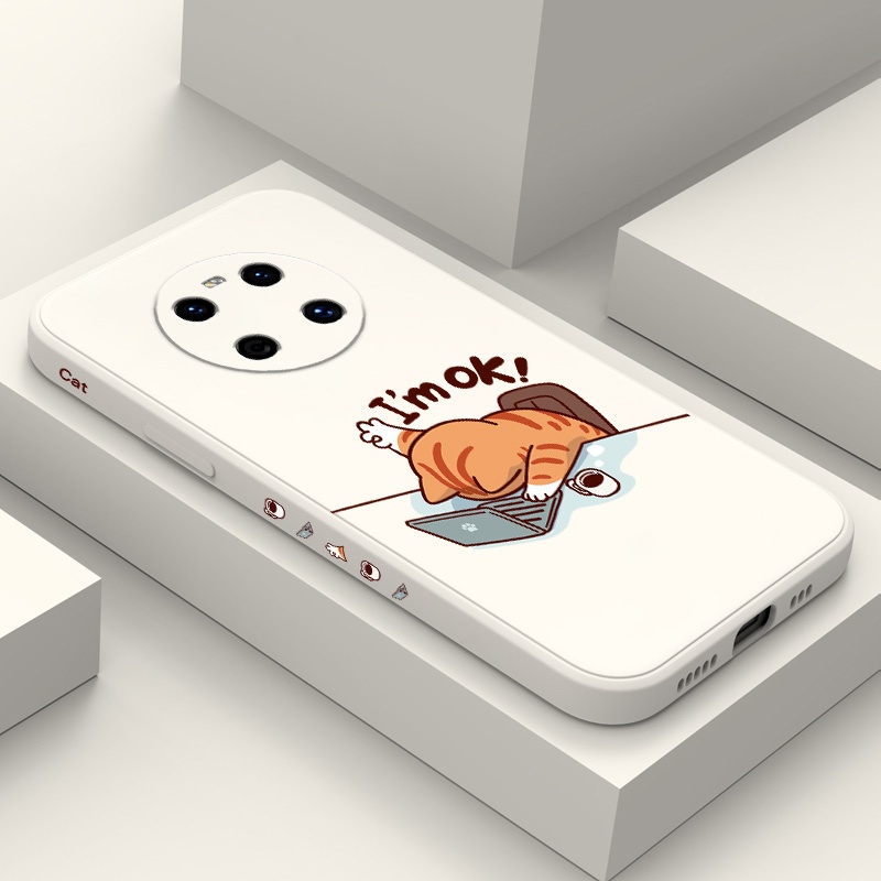 ทํางานแมวเคสโทรศัพท์สําหรับ Huawei Honor 400 Lite X9D X7D X9B X9A X9C X8 X8B X7B X6B Y8P Y7A Pro 4G 