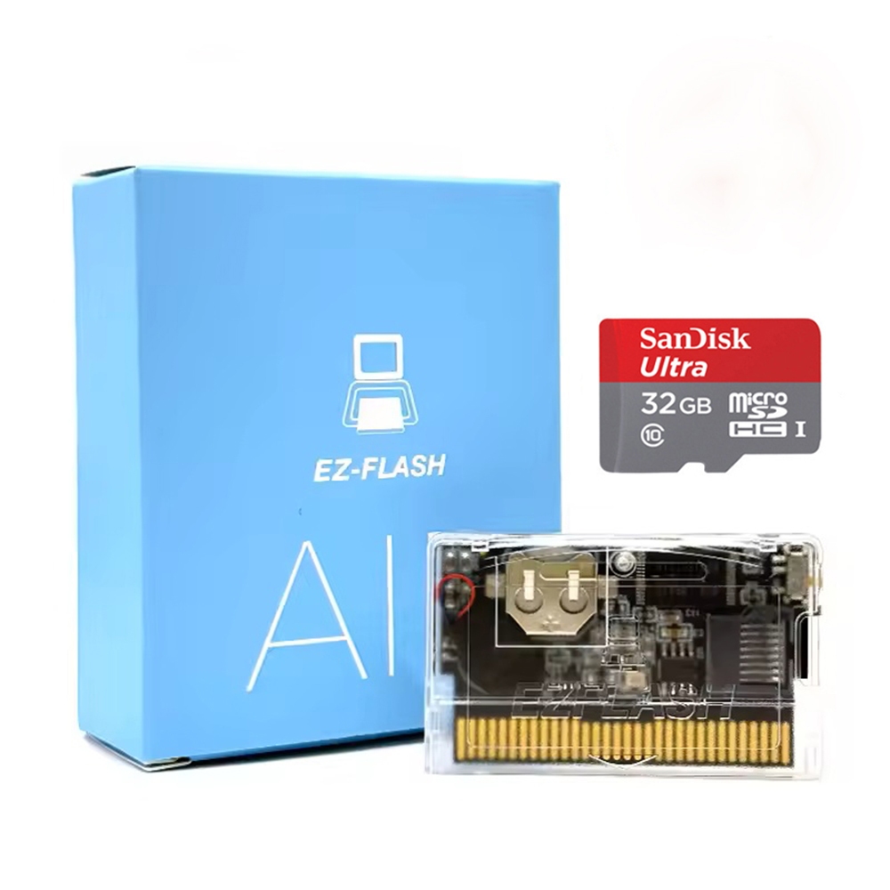 ใหม่รุ่น EZ-Flash EZ AIR เกมตลับหมึกการ์ดสําหรับ GB/GBA/GBC รองรับ RTC960Mb NORFLASHDS การสั่นสะเทือนขยายสนับสนุน Micro-SD การ์ดนาฬิกาเวลาจริง