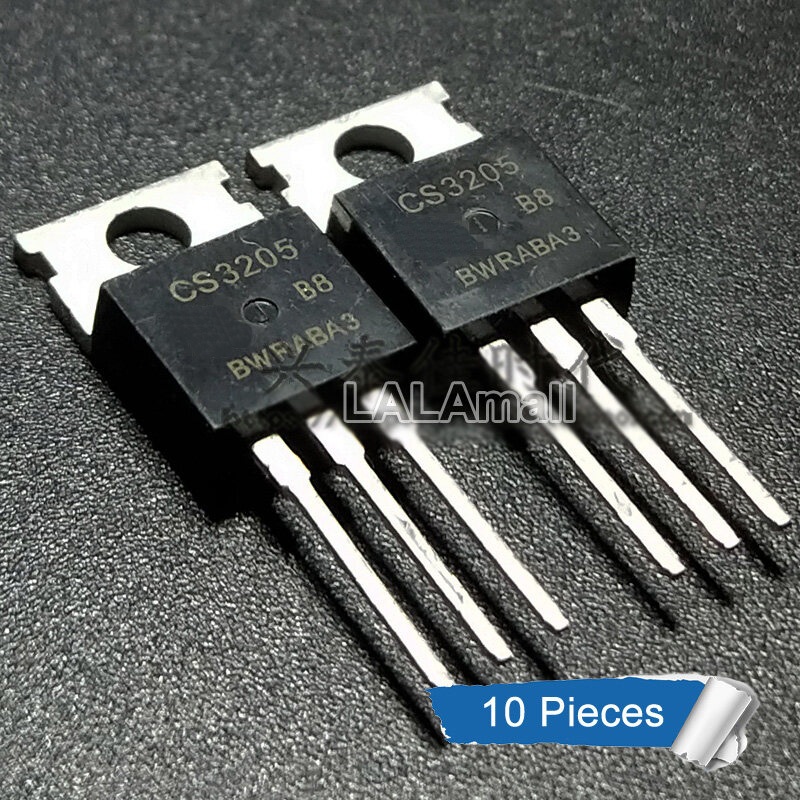 10 ชิ้น CS3205 TO-220 55 V/110A N-channel MOSFET ทรานซิสเตอร์ใหม่เดิม
