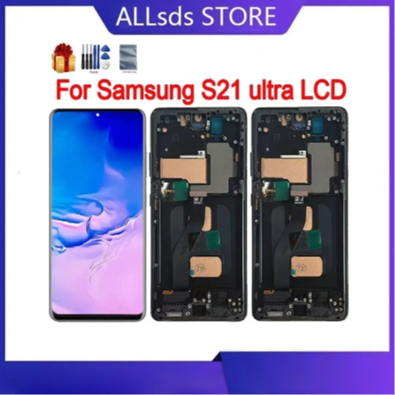 TFT/INCELL ชุดจอแสดงผล LCD สําหรับ Samsung Galaxy S21Ultra 5G SM-G998U, G998U1, G998B, G998B/DS, G99