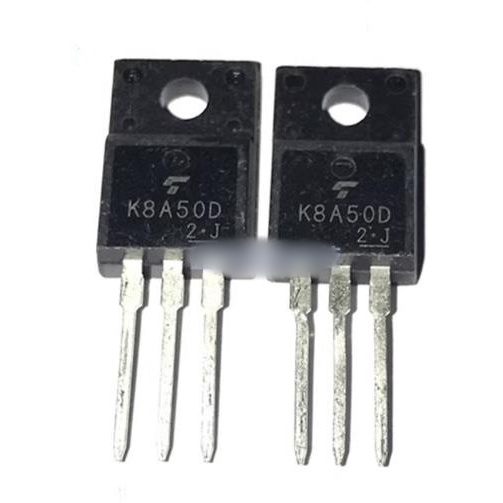 10pcs Original K8A50D TK8A50D TO-220F MOS ทรานซิสเตอร์เอฟเฟกต์ภาคสนาม