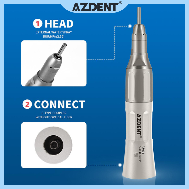 AZDENT Dental Low Speed Straight Handpiece