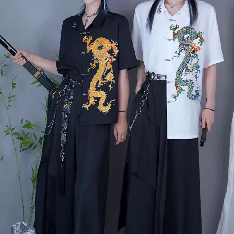 แพทช์เสื้อผ้าสไตล์จีน มังกรโกลเด้น สำหรับตกแต่งอุปกรณ์เสริม - รูปที่ 7