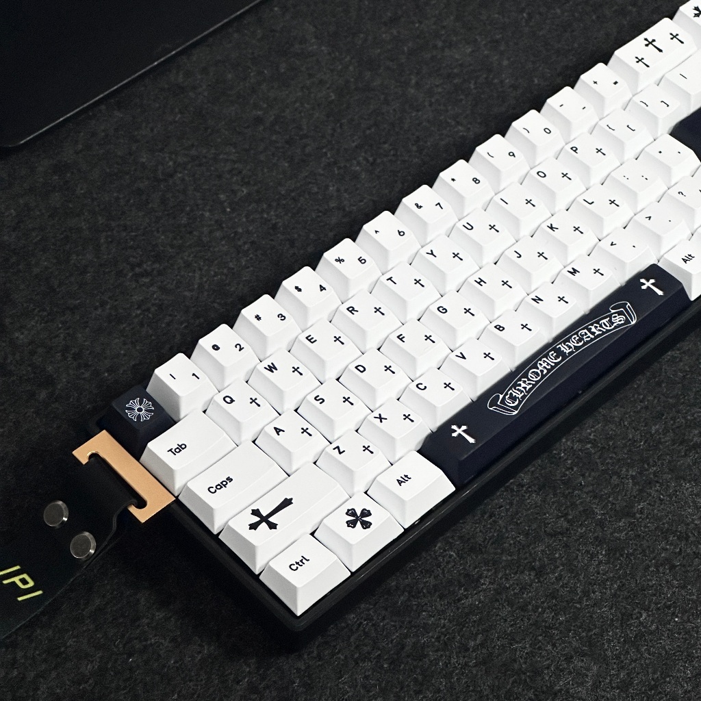 Chrome Heart Keycaps PBT Dye-sub Cherry Profile Keycap Custom Keycaps ใช้งานร่วมกับ Cherry Gateron MX Switches