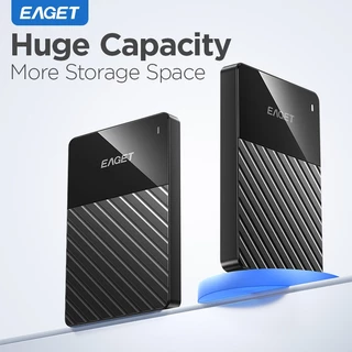EAGET G26 5Gbps ฮาร์ดไดรฟ์ภายนอกแบบพกพาความเร็วสูงสําหรับพีซีเดสก์ท็อปและแล็ปท็อปและโทรศัพท์ (250GB/320GB/500GB/1TB)