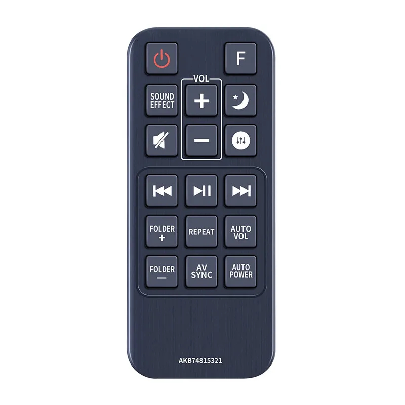 สําหรับ LG AKB74815321 ย่อยลูกชาย74815331 ลูกชาย74935601 รีโมทคอนโทรลสําหรับ LG Sound Bar เครื่องเล่