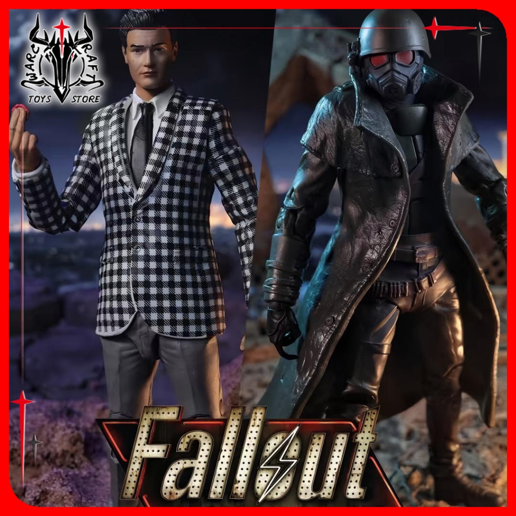 [ในสต็อก] McFarlane Toys Fallout: New Vegas Riot Ranger Armor & Benny Survivor Action Figure 2-Pack