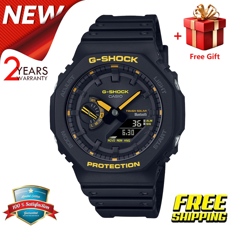 (ของแท้ 100%) คาสิโอCasio นาฬิกาคาสิโอของแท้ นาฬิกาข้อมือผู้ชาย CMGประกันภัย 1 ปีรุ่น GA-B2100CY-1A 