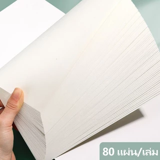 สมุดสเก็ตช์ ปกภาพสีน้ํามันแวนโก๊ะ 80 แผ่น 160 หน้าเปล่า ท้องฟ้า ดาว ดอกทานตะวัน ทุ่งข้าวสาลี ดวงจันทร์