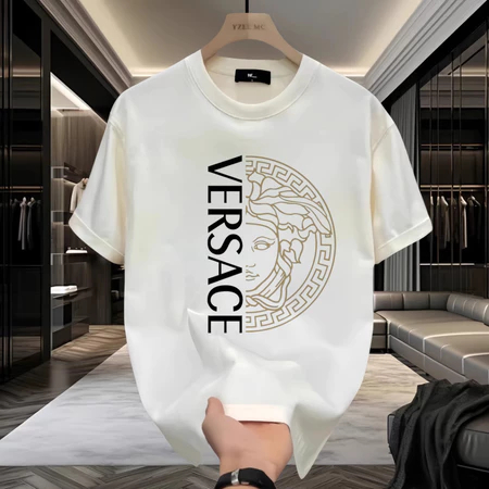 เสื้อยืดพรีเมียม 220G สำหรับฤดูร้อน คอลเล็กชันใหม่จากยุโรป