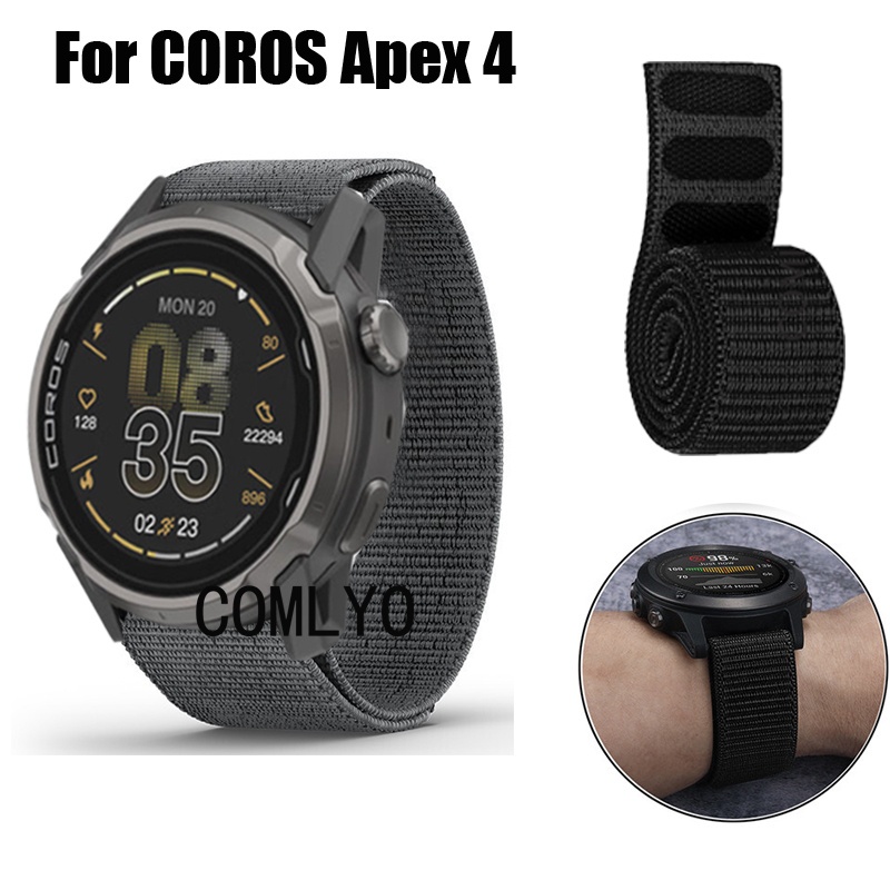 สําหรับ COROS APEX 4 46 มม.42 มม.สายนาฬิกาอัจฉริยะไนลอนห่วงนุ่มกีฬาผู้หญิงผู้ชาย Band