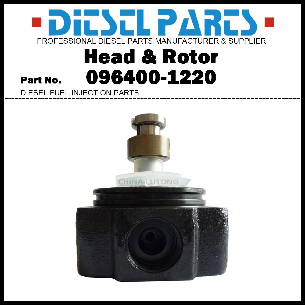 หัวไฮดรอลิกและหัวโรเตอร์ 096400-1220 การหมุนขวา 12 มม. สําหรับ KOMATSU 4D95L 4D95S