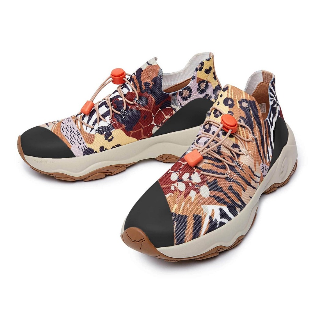 UIN Cazorla รองเท้าสำหรับเดินทางและกลางแจ้ง น้ำหนักเบา สวมใส่สบาย เหมาะสำหรับการเดินป่า สีเหลืองป่า