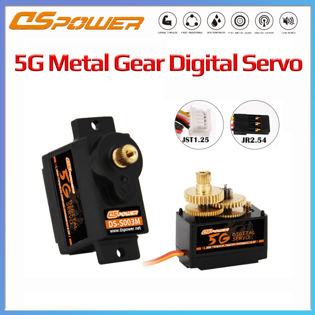 DSpower 5g Micro Digital Servo เกียร์โลหะ Mini Servos สําหรับ RC รถ WLtoys k969 k989 k999 Mini Q เคร