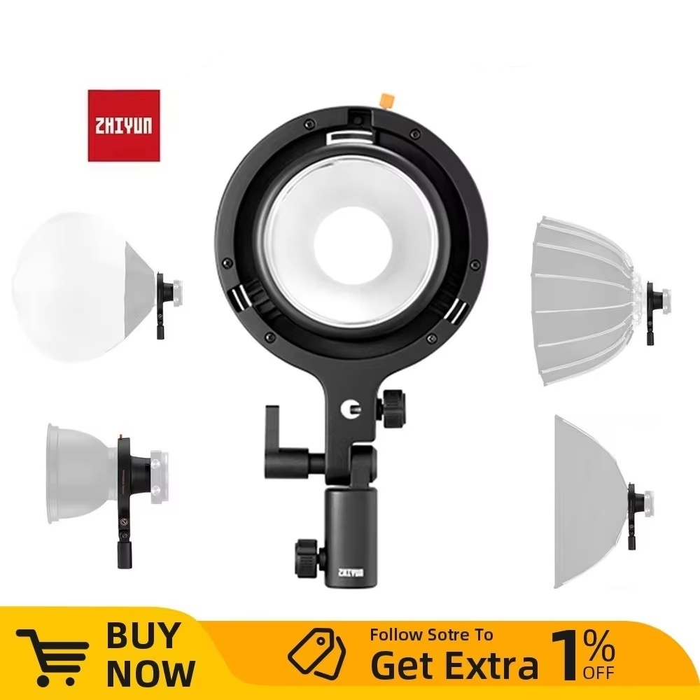 Zhiyun ZY Mount to Bowens Mount Adapter สําหรับ Zhiyun Molus X100 X100 Combo X100 Pro กระเป๋า COB Li