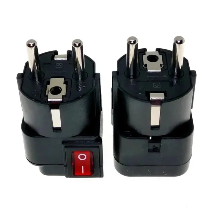 EU Schuko Israel รัสเซีย South Korea Travel Adapter แปลง UK/US/AU/จีน/ญี่ปุ่น... ปลั๊กโลกพร้อมสวิตช์ LED Mian ยี่ห้อ WONPRO
