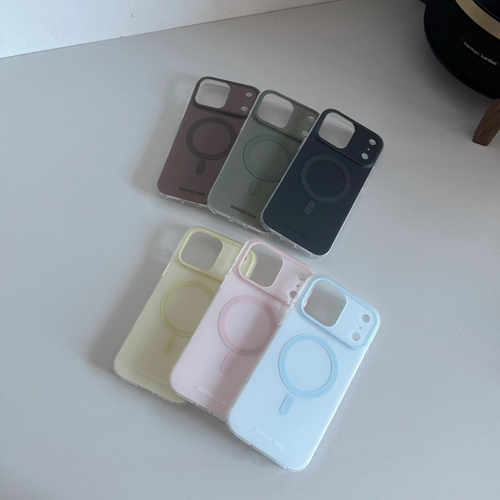 【Matte IMD Hard case/Brown】เคส compatible for iPhone 17 16 15 14 13 pro max case