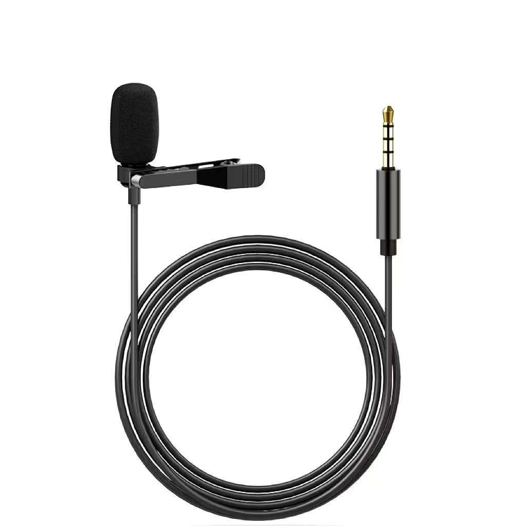 แบบมีสาย 1.5 ม. ความยาว Vlog การบันทึกสําหรับคลิปไมโครโฟน 3.5 มม. Type-C & IOS Mini Lavalier Lapel Mic