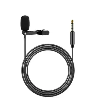 แบบมีสาย 1.5 ม. ความยาว Vlog การบันทึกสําหรับคลิปไมโครโฟน 3.5 มม. Type-C & IOS Mini Lavalier Lapel Mic