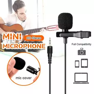 แบบมีสาย 1.5 ม. ความยาว Vlog การบันทึกสําหรับคลิปไมโครโฟน 3.5 มม. Type-C & IOS Mini Lavalier Lapel Mic