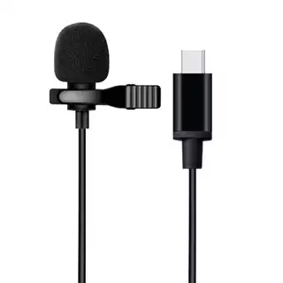 แบบมีสาย 1.5 ม. ความยาว Vlog การบันทึกสําหรับคลิปไมโครโฟน 3.5 มม. Type-C & IOS Mini Lavalier Lapel Mic