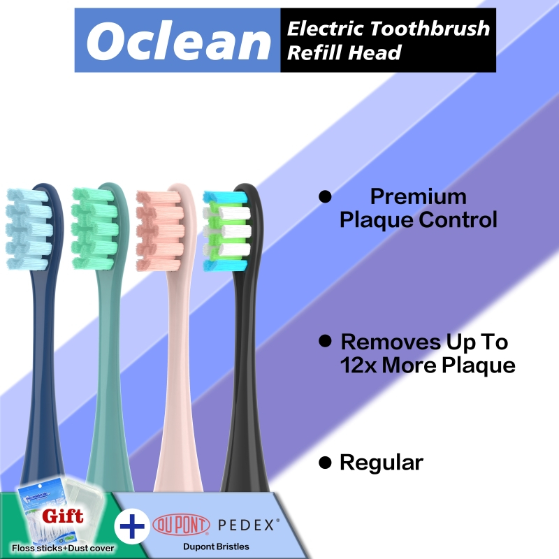 หัวแปรงสีฟันทดแทนสําหรับ Oclean เข้ากันได้กับ Oclean แพ็ค 4 ชิ้น
