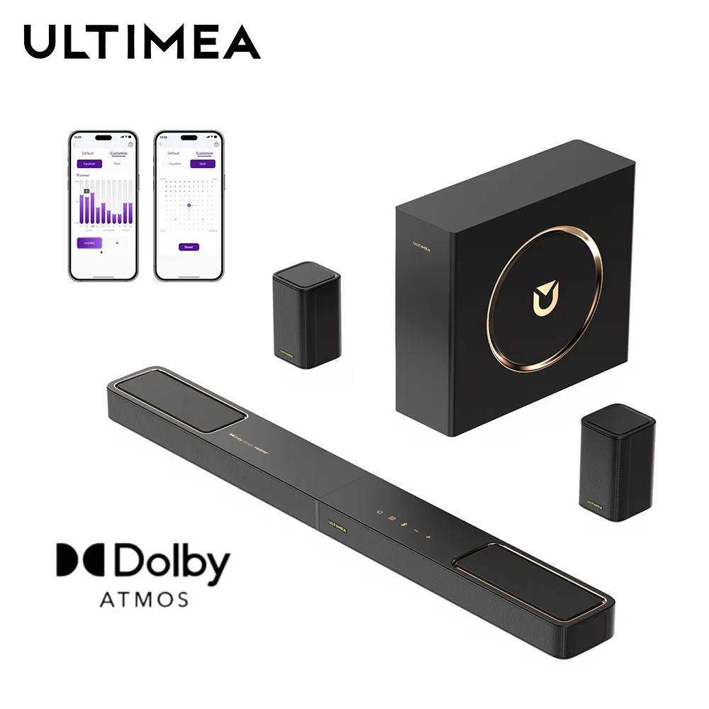ULTIMEA Skywave F40 5.1.2 Soundbar Dolby Atmos Immersive 360° การควบคุมแอปเสียงรอบทิศทาง 6 โหมด EQ บลูทูธ 5.4