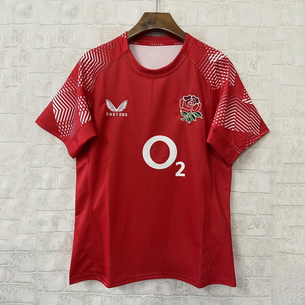 2025 Jeresy England Pre Match Rugby Jersey