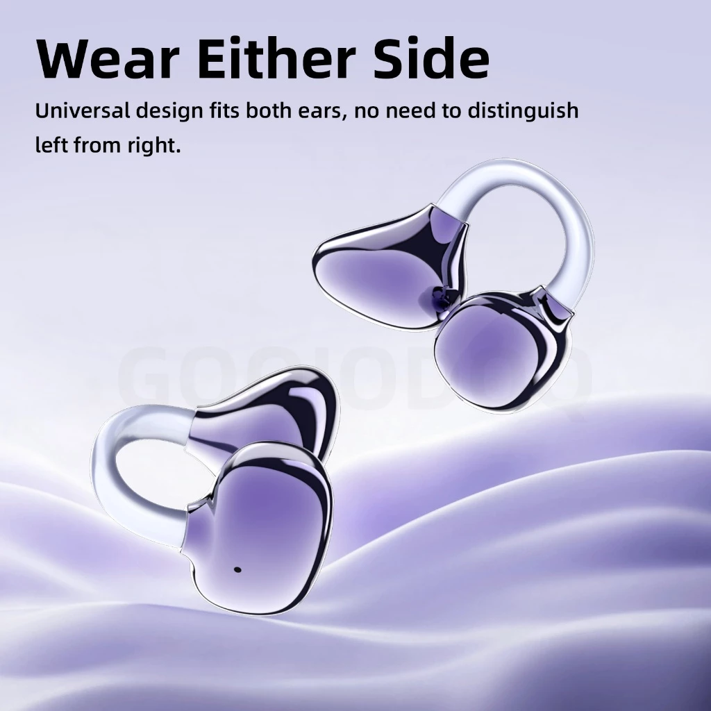 GOOJODOQ หูฟัง Clip-On Bluetooth 5.3 Smart Touch thumbnail 9