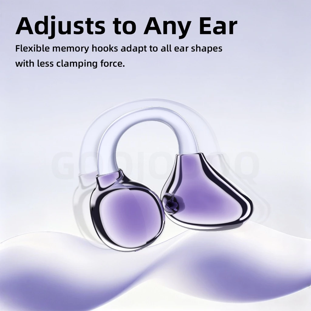 GOOJODOQ หูฟัง Clip-On Bluetooth 5.3 Smart Touch thumbnail 5