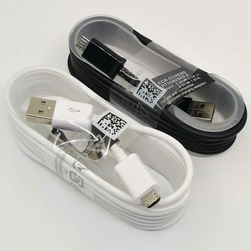 Samsung 2A Fast Charging สาย Micro USB 1M/1.5M ข้อมูล Sync Line สําหรับ Galaxy S6 S7 Edge J7 A5 A7 2