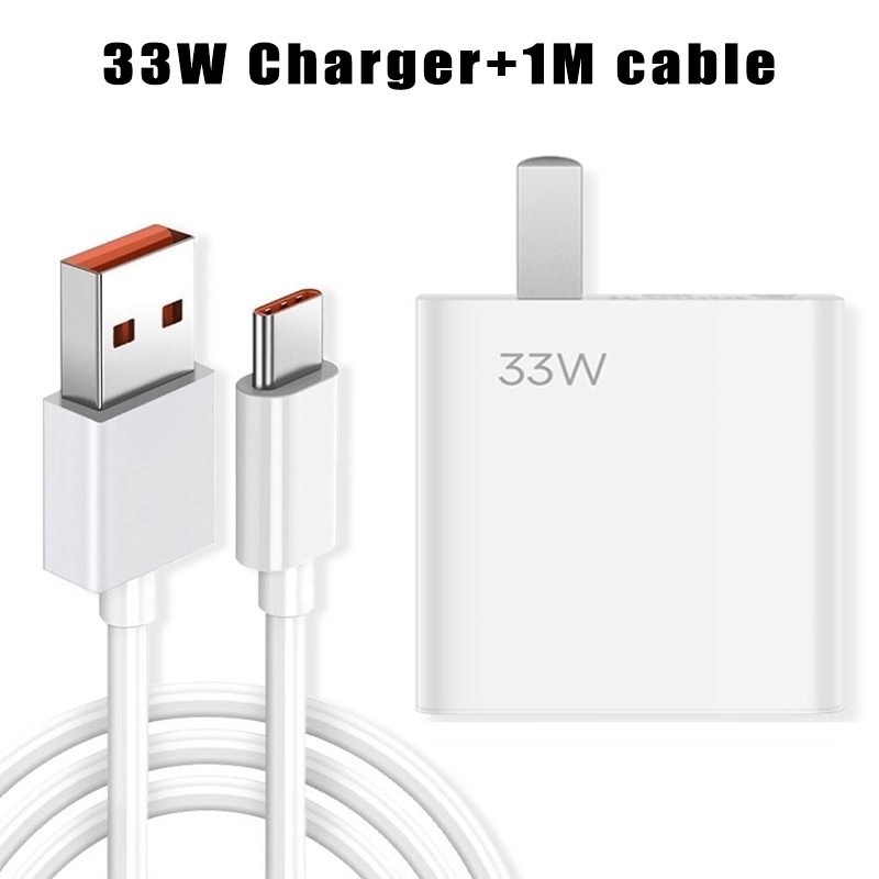 รับประกัน 1 ปี ของแท้ XM 33W Fast Charge Charger + สายชาร์จ 6A สําหรับ USB Type C รองรับ Quick Charge ราคา ถูกที่สุด ดีลบีเคเค แกลเลอรีภาพที่ 2