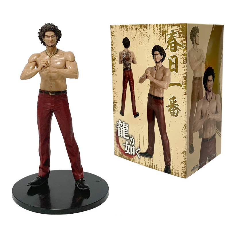 17.5 ซม.Yakuza อะนิเมะรูปเช่น Dragon Ichiban Kasuga Kiryu Kazuma PVC Action Figures ชุดเครื่องประดับคอลเลกชันตุ๊กตาของเล่น