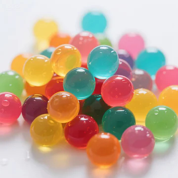 ปลาค็อดขวดสําหรับเด็กอนุภาคเจลสีเหลืองแช่น้ําและขยายใหญ่ลูกบอลของเล่นน้ํา 7-8 มม. 100,000 ชิ้น - รูปที่ 5