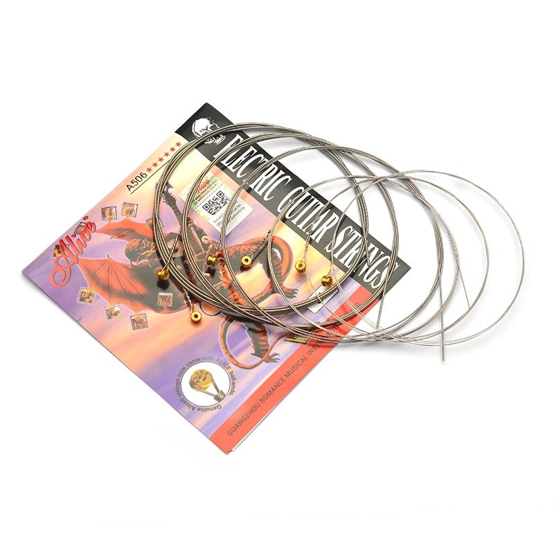 Alice A506XL /A506SL /A506L Super Light สแตนเลสขโมยนิกเกิลแผลกีตาร์ไฟฟ้า String