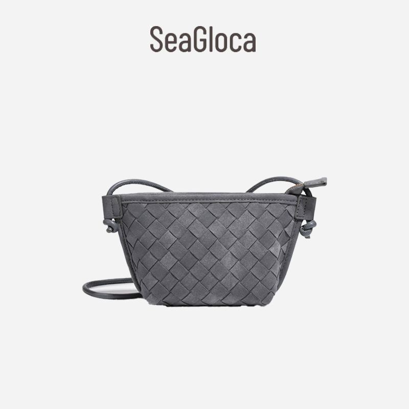 SeaGloca แฟชั่นทอ Vintage Dumpling กระเป๋าอเนกประสงค์ไหล่ Crossbody สําหรับผู้หญิงไม่มี 2045