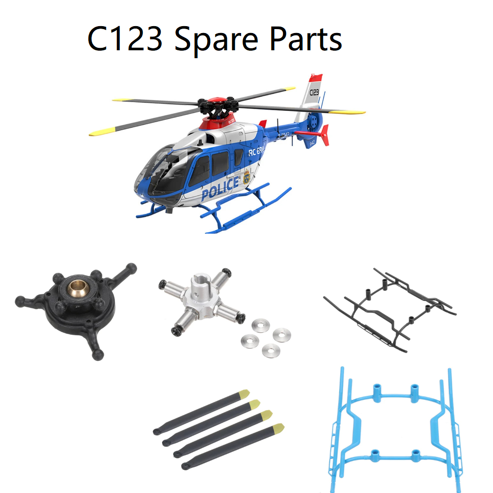 Rc ERA C123 RC เฮลิคอปเตอร์อะไหล่โลหะ Swashplate ชุดโลหะโรเตอร์หัว Group ชุด Landing Gear ใบพัด