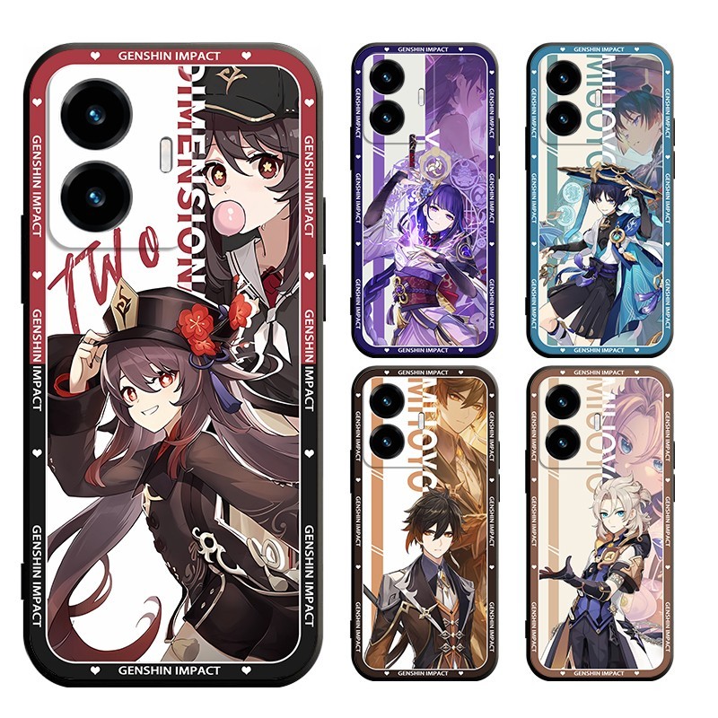 VIVO V60 Lite V60 V50 LITE V50 PRO 5G V4O V40 Pro V40 Lite 4G 5G Genshin Impact Scaramouche ปลอก Sof