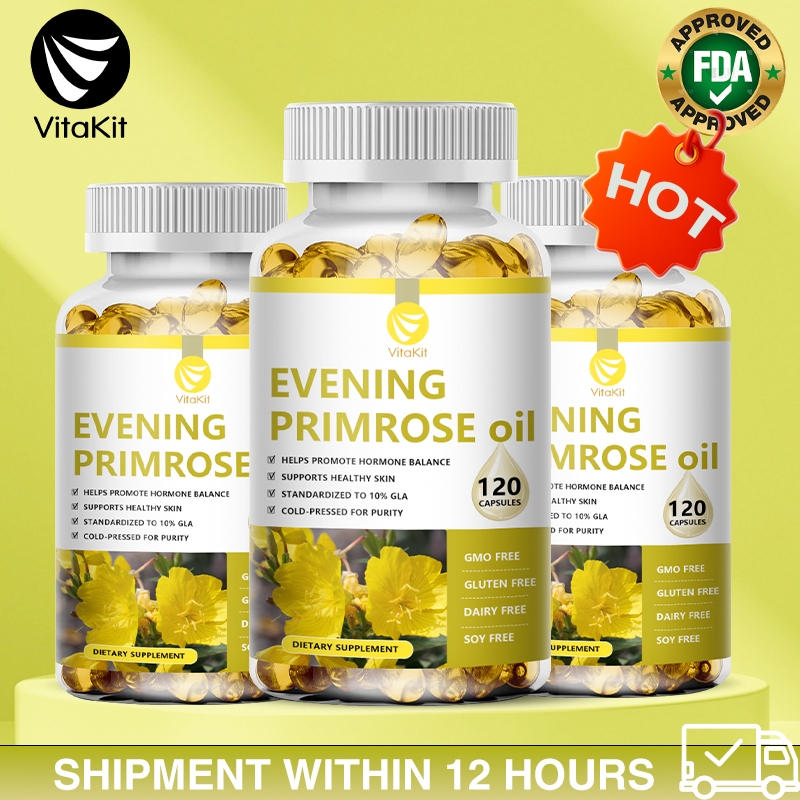 น้ํามันอีฟนิ่ง พริมโรส – 400 มก. 120 แคปซูล สูตรสุขภาพหญิง อีฟนิ่งพริมโรส น้ํามันอีฟนิ่งพริมโรส รองรับสุขภาพผิว ส่งเสริมความสุ