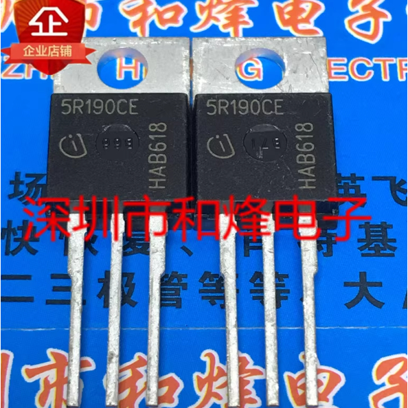 1-5 ชิ้น moss หลอด 5R190CE IPP50R190CE 6R600E6 IPP60R600E6 6R380C6 IPP60R380C6 041N12N IPP041N12N12C