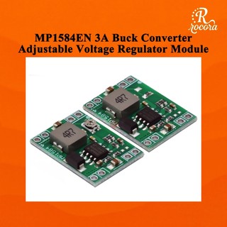 MP1584EN 3A Buck Converter - โมดูลปรับแรงดันไฟฟ้าแบบปรับได้ 3A - มีประสิทธิภาพมากกว่า LM2596 - ขนาดกะทัดรัดพิเศษ