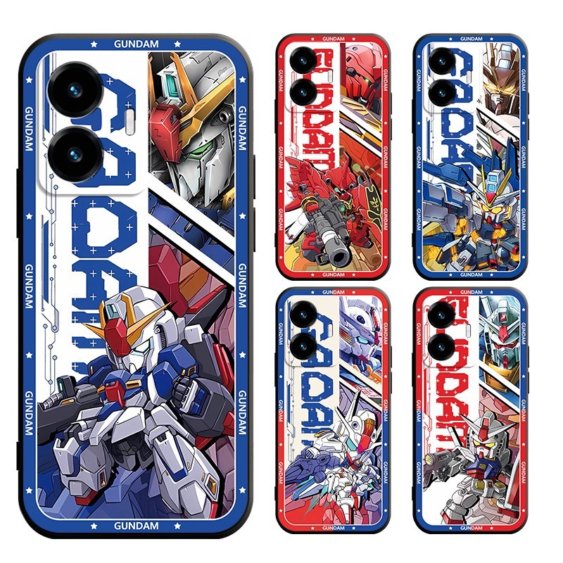 VIVO V60 V50 LITE V50 PRO 5G V4O V40 Pro V40 Lite 4G 5G Gundam Casing Soft Case Cover