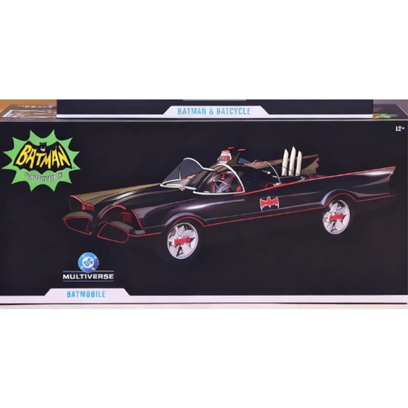 McFarlane 1966 Batmobile ปรับให้เข้ากับแอ็คชั่นฟิกเกอร์ขนาดเจ็ดนิ้ว