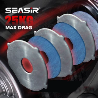 SEASIR CONTRA Max โลหะทั้งหมด Spinning Fishing Reel 9+1 BB 5.1:1/5.7:1 อัตราทดเกียร์ 3000-8000 Series ลากสูงสุด 25KG/55LB อลูมิเนียมอัลลอยด์ Body และ Grip ตกปลาน้ําเค็มล้อ