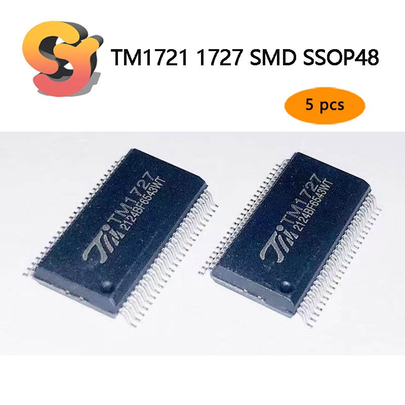 [อุปทานพร้อมสต็อก] 5 ชิ้น IC HT1621B TM1621 TM1621B TM1721 1727 แพทช์ SSOP48