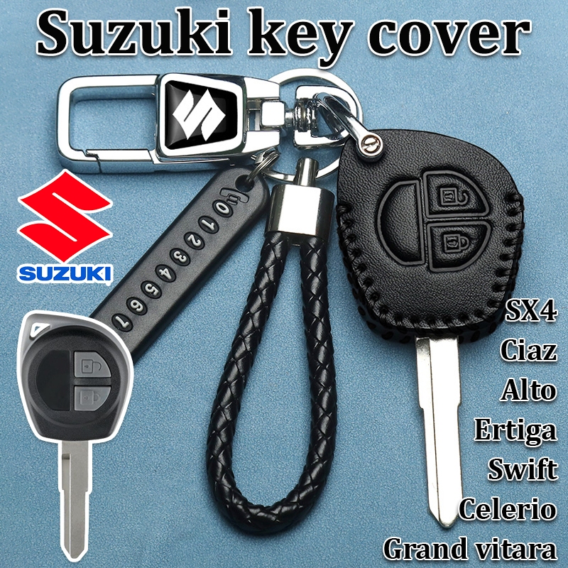 ปลอกหุ้มกุญแจอัจฉริยะ Suzuki สําหรับ SX4/Ciaz/Alto/Ertiga/Swift/Celerio/Grand vi